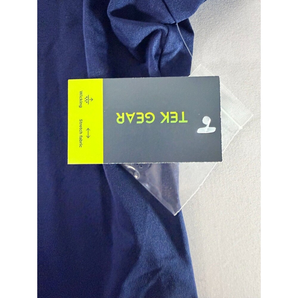 Tek Gear Womens XL Golf Polo Shirt Blue Short Sleeve Stretch NWT MSRP $30 - Picture 4 of 8
